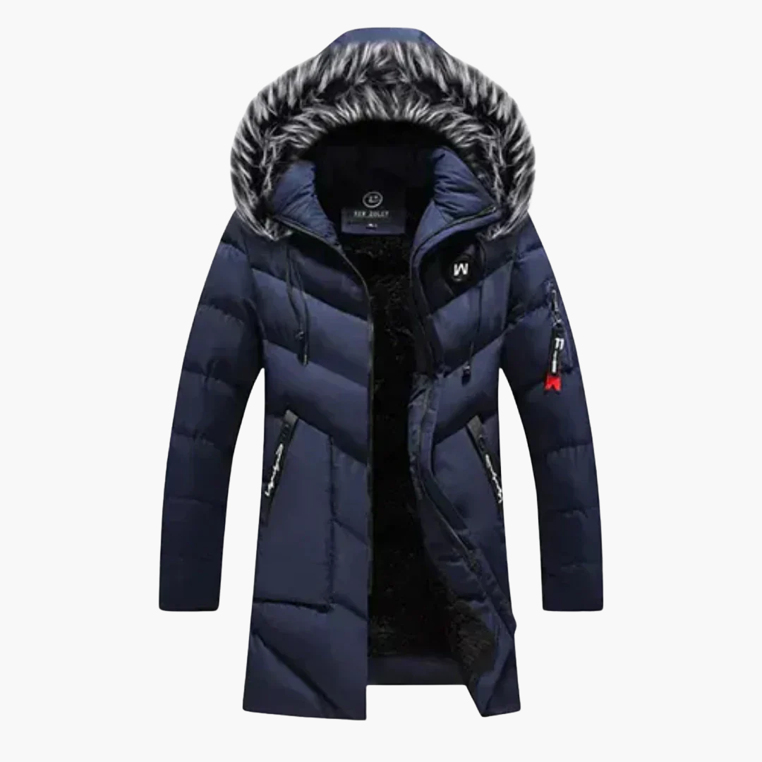 Elarova | Herren Jacke mit Kapuze und gesteppter Oberfläche