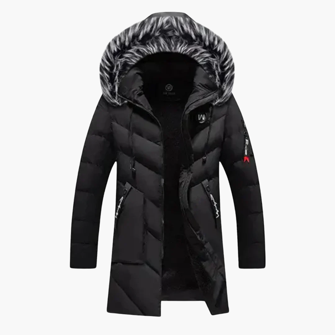 Elarova | Herren Jacke mit Kapuze und gesteppter Oberfläche