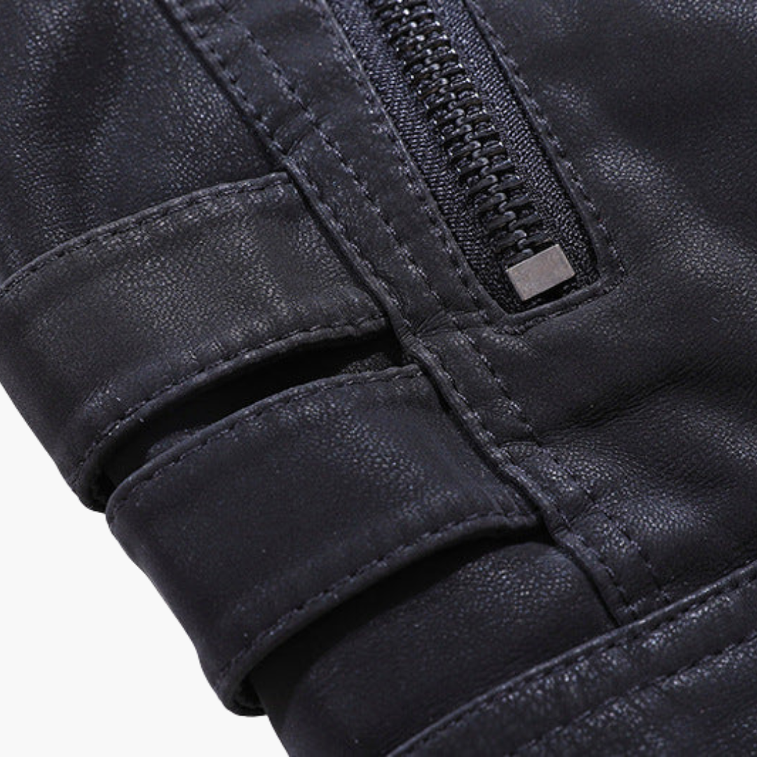 Elarova | Herren Jacke mit Knopfverschluss und Seitentaschen