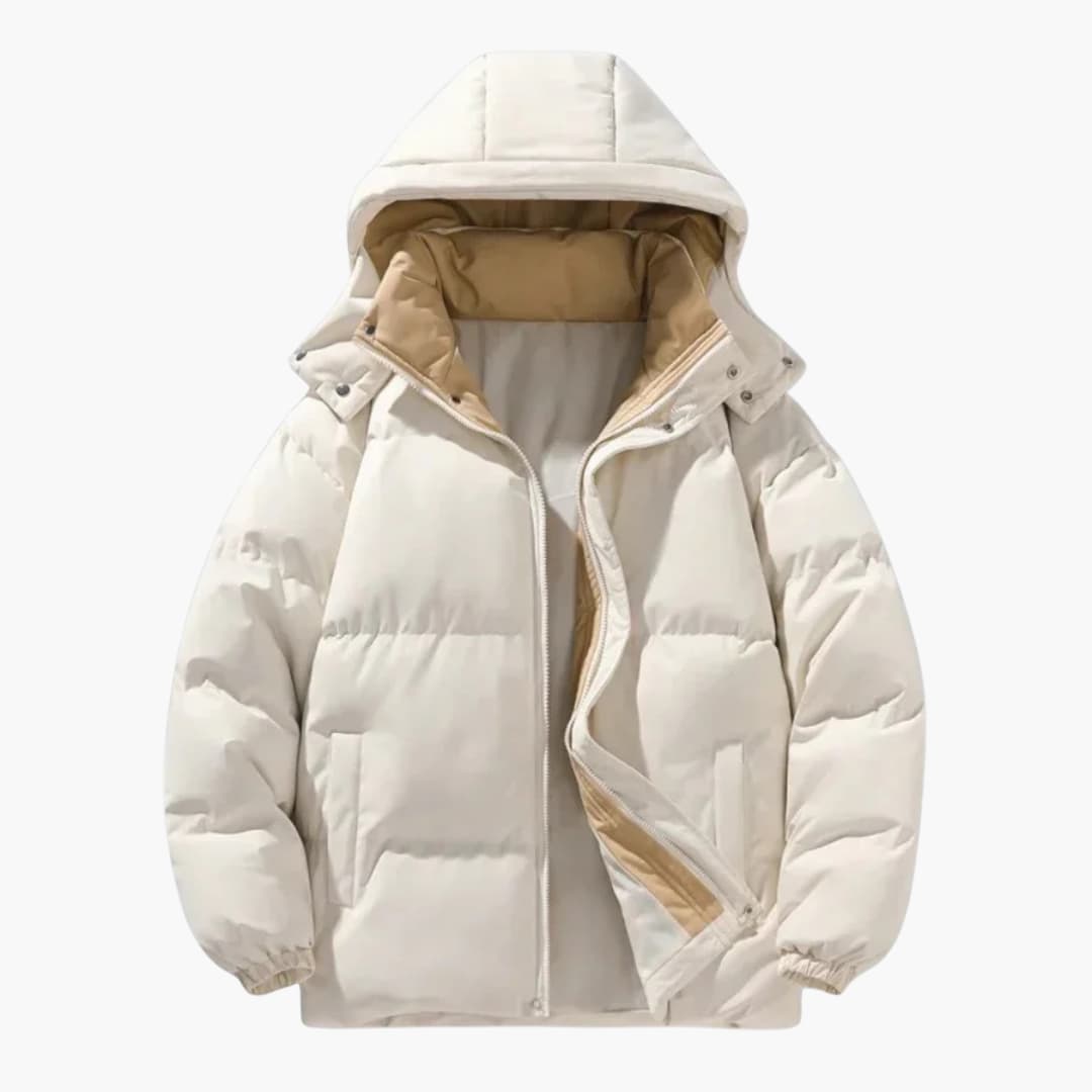 Elarova | Herren Kapuzen-Steppjacke mit isolierter Füllung und Reißverschluss