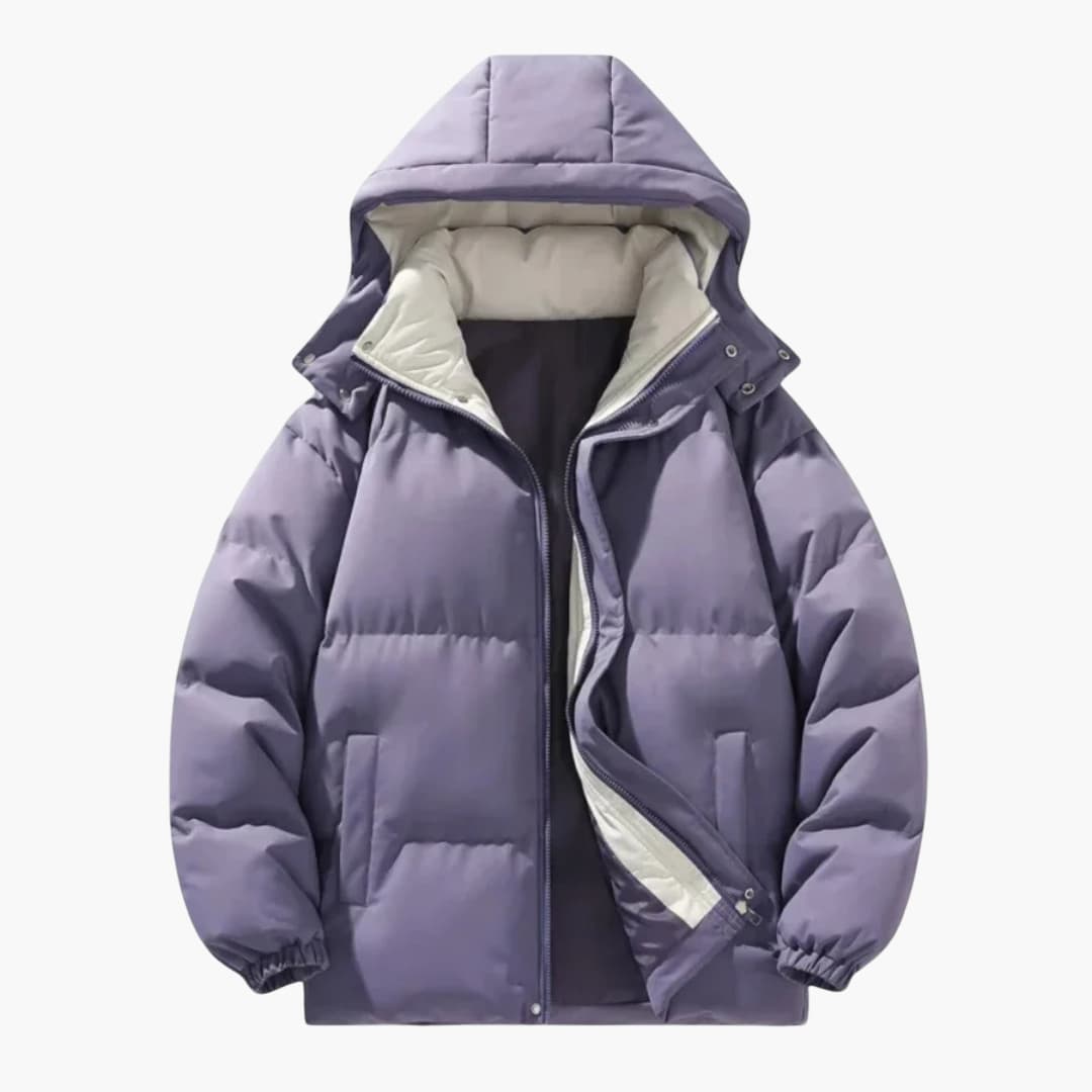Elarova | Herren Kapuzen-Steppjacke mit isolierter Füllung und Reißverschluss