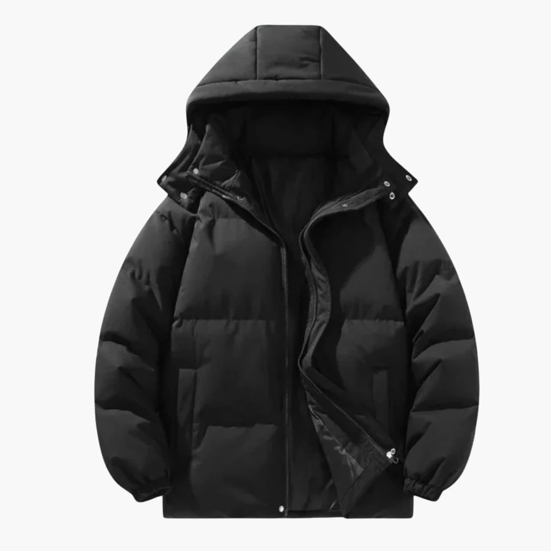Elarova | Herren Kapuzen-Steppjacke mit isolierter Füllung und Reißverschluss