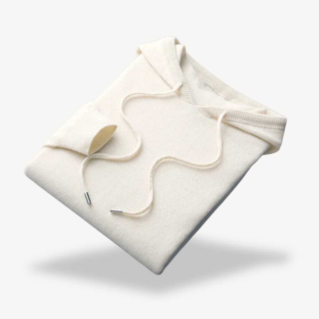 Elarova | Herren Kaschmir-Strick-Kapuzenpullover