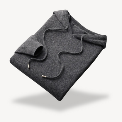 Elarova | Herren Kaschmir-Strick-Kapuzenpullover