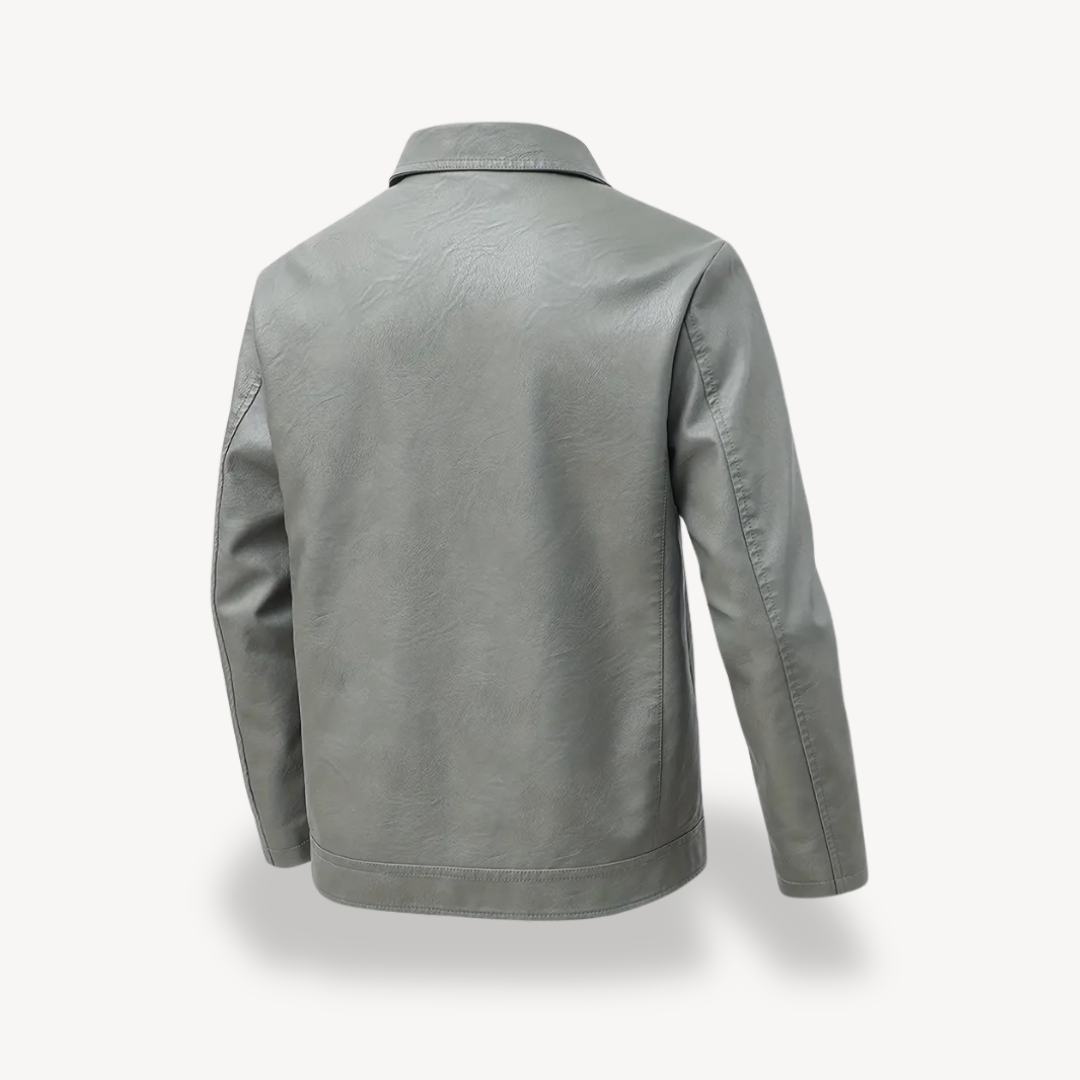 Elarova | Herren Kunstlederjacke