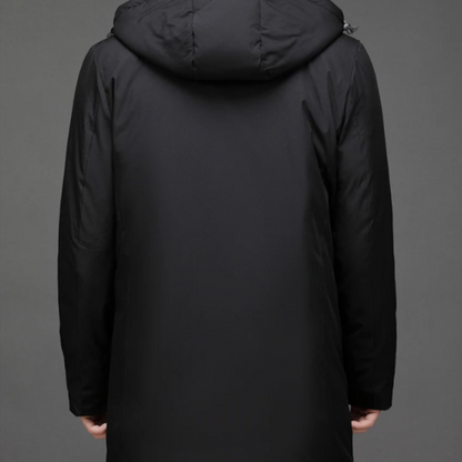 Elarova | Herren Leichte Windbreaker Lange Jacke