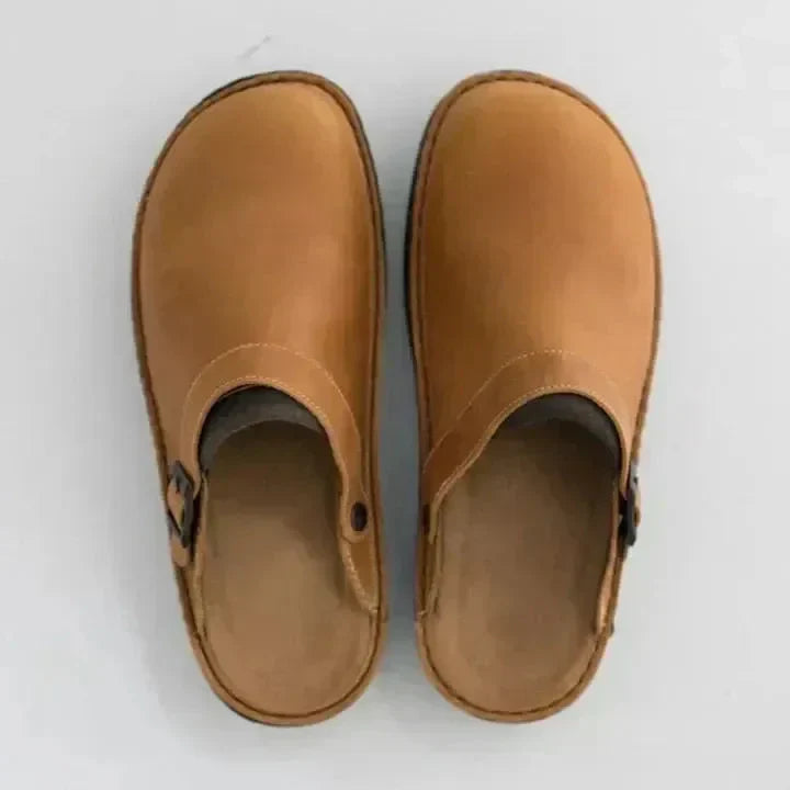 Elarova | Herren Luxus Lederslipper