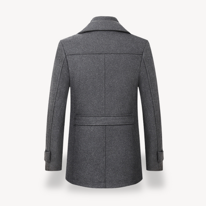 Elarova | Herren-Peacoat aus Wollmischung