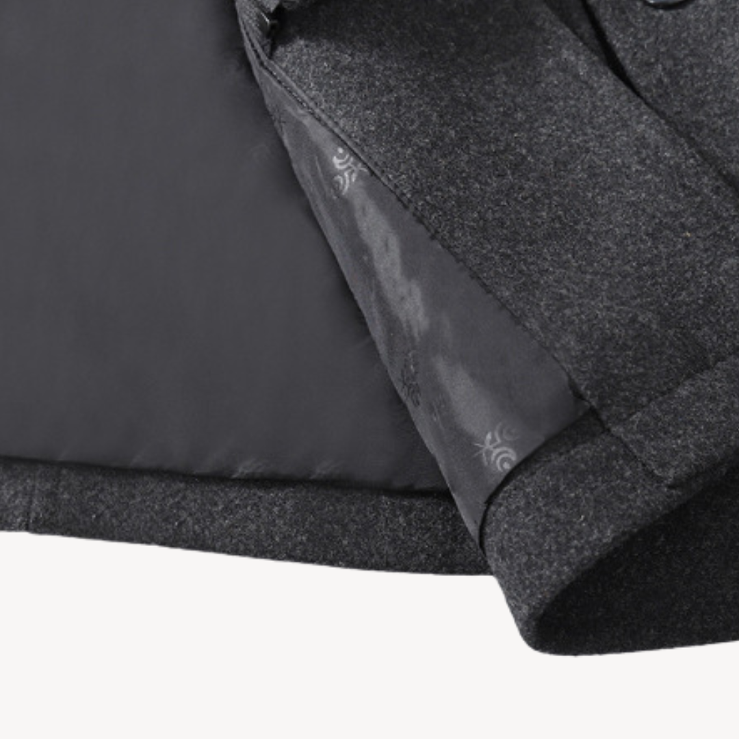 Elarova | Herren-Peacoat aus Wollmischung