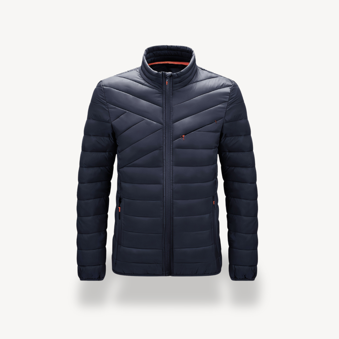 Elarova | Herren Pufferjacke mit Stehkragen