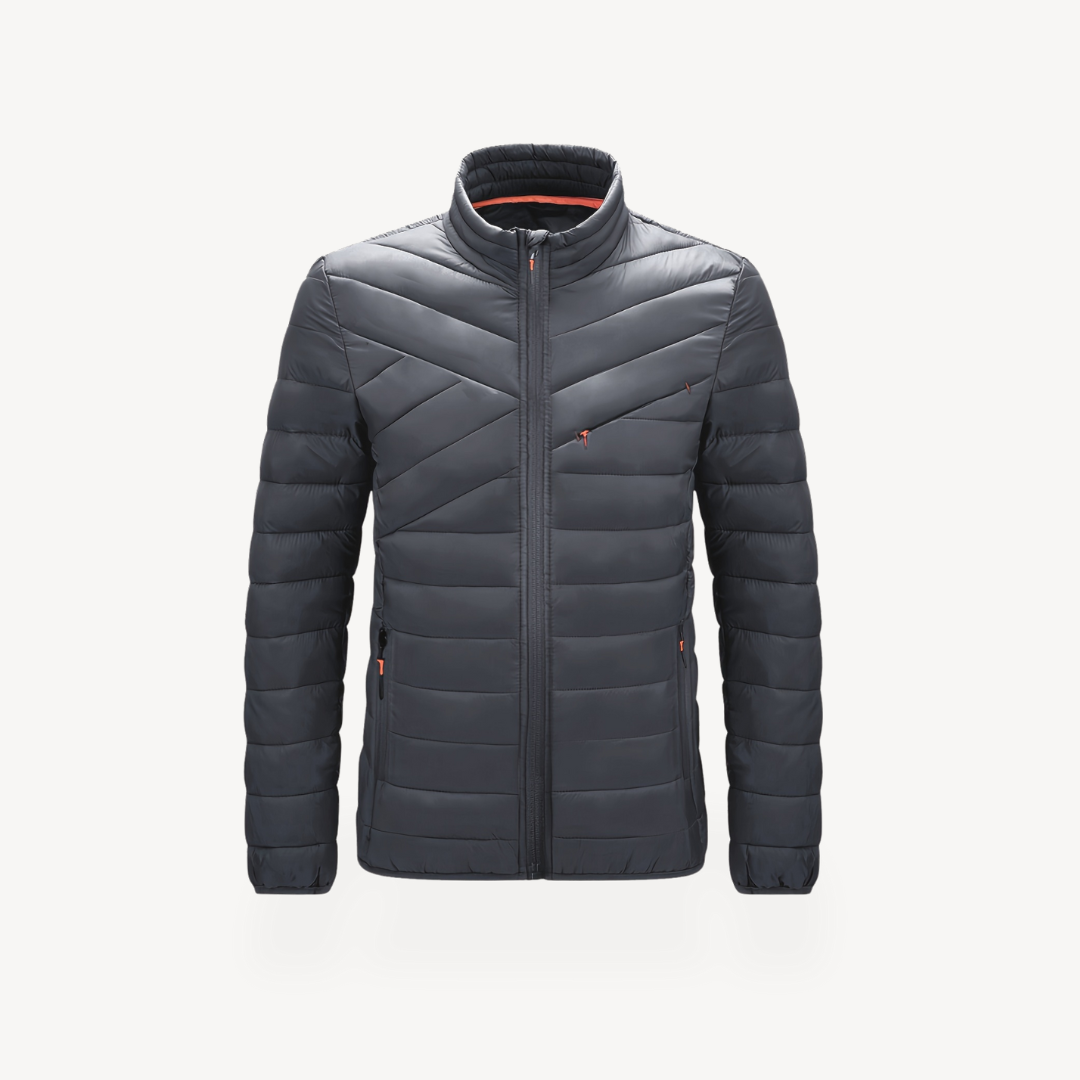 Elarova | Herren Pufferjacke mit Stehkragen