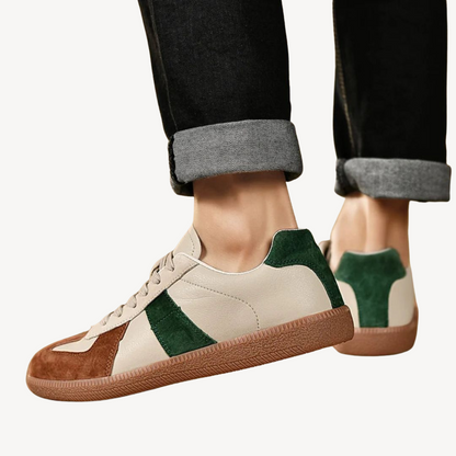 Elarova | Herren Retro Luxus Leder Sneakers
