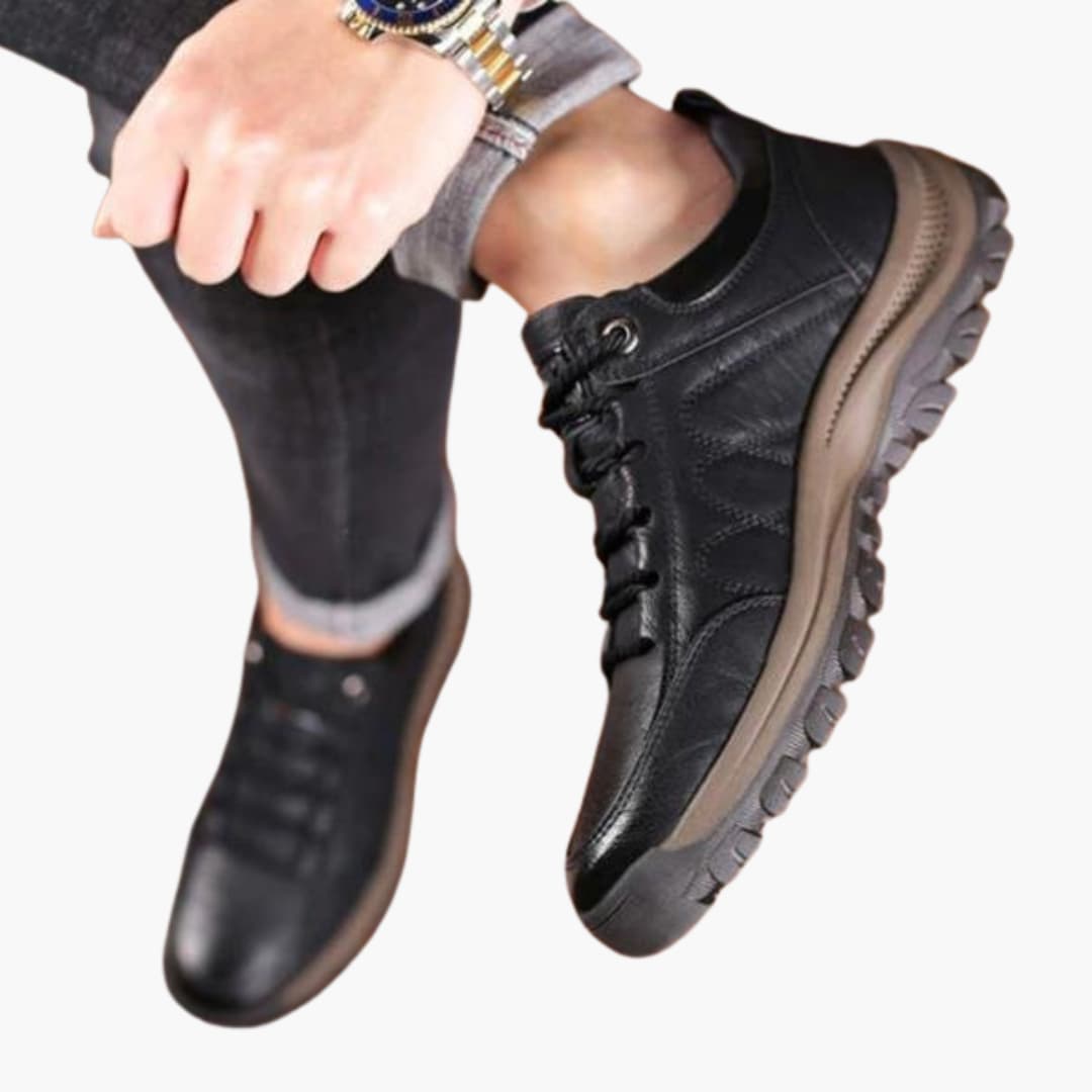 Elarova | Herren Schnürschuhe mit Gummisohle