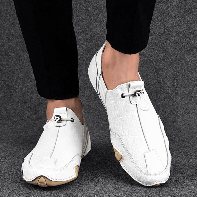 Elarova | Herren Schuhe Echtes Leder Herren Slipper Komfortabel & Trendy