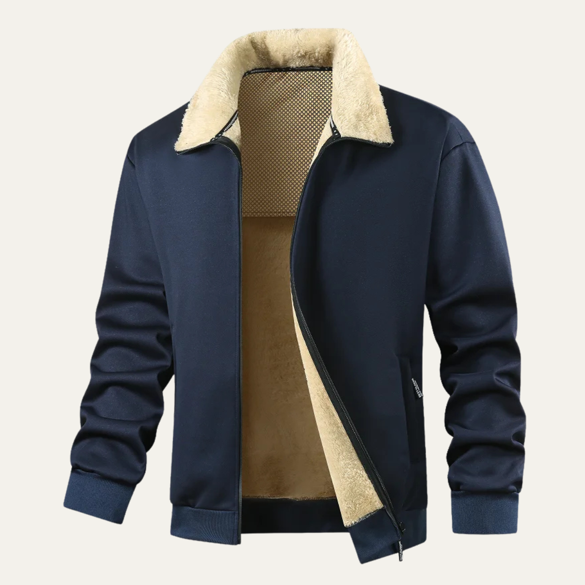 Elarova | Herren-Shelljacke mit Sherpa-Futter