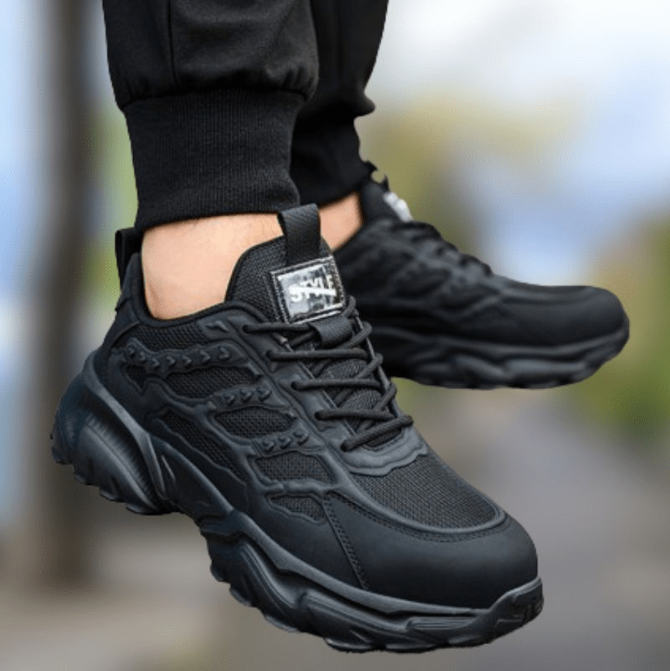 Elarova | Herren Sicherheitsschuhe Komfortable & Trendy Stahlkappe Arbeitsschuhe