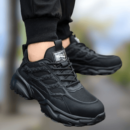 Elarova | Herren Sicherheitsschuhe Komfortable & Trendy Stahlkappe Arbeitsschuhe