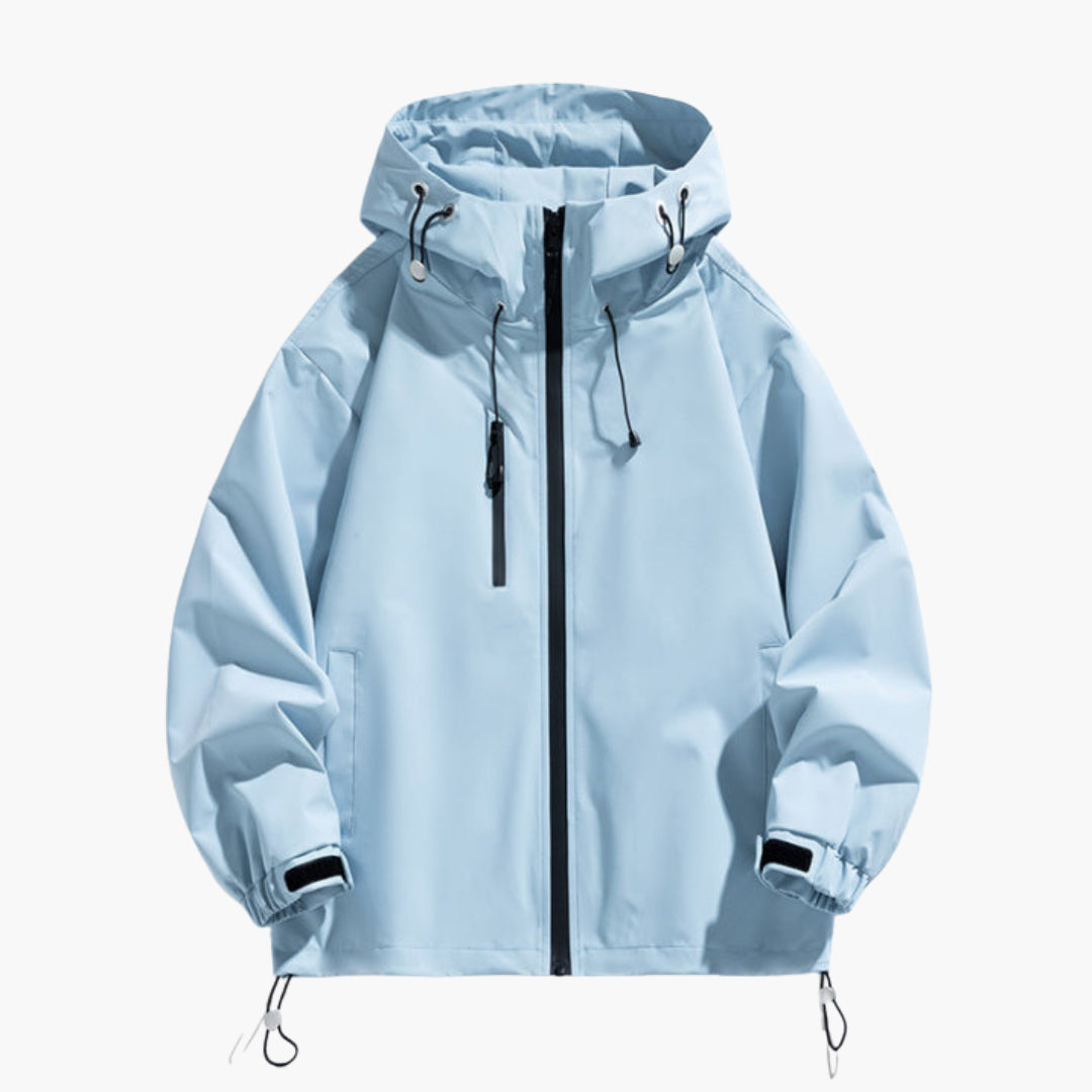 Elarova | Herren Ski-Jacke mit Kapuze verstellbare Passform und Reißverschluss