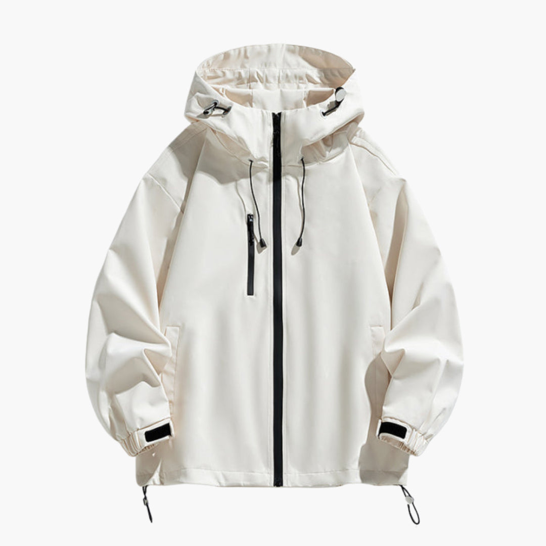 Elarova | Herren Ski-Jacke mit Kapuze verstellbare Passform und Reißverschluss