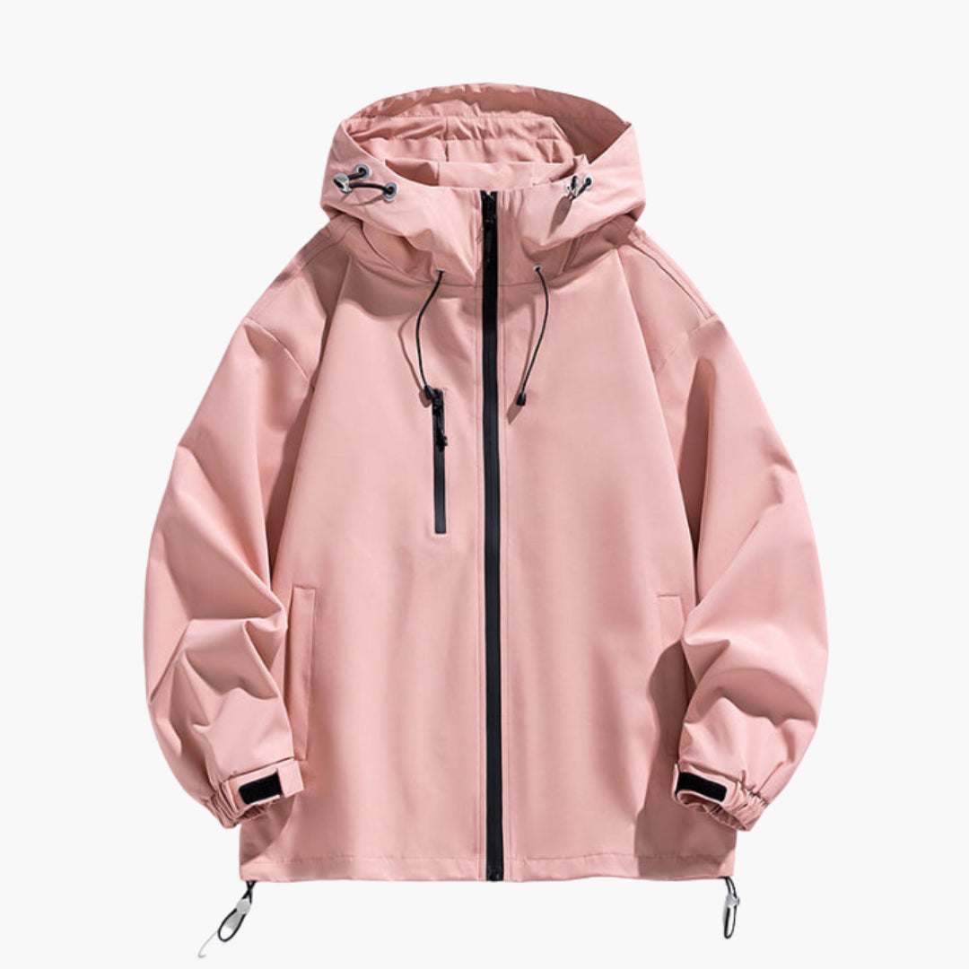 Elarova | Herren Ski-Jacke mit Kapuze verstellbare Passform und Reißverschluss