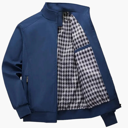 Elarova | Herren Slim Fit Bomberjacke mit durchgehendem Reißverschluss