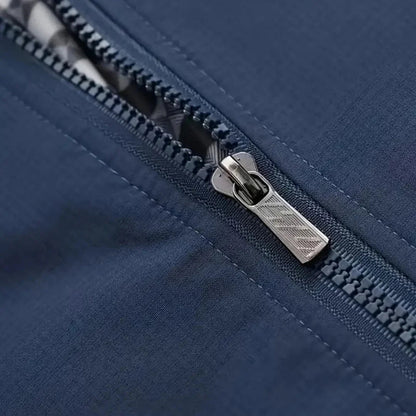 Elarova | Herren Slim Fit Bomberjacke mit durchgehendem Reißverschluss