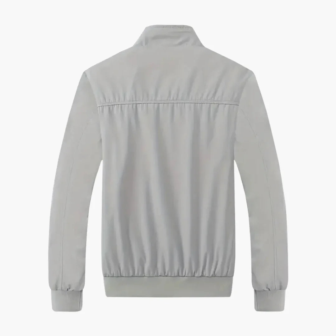 Elarova | Herren Slim Fit Bomberjacke mit durchgehendem Reißverschluss