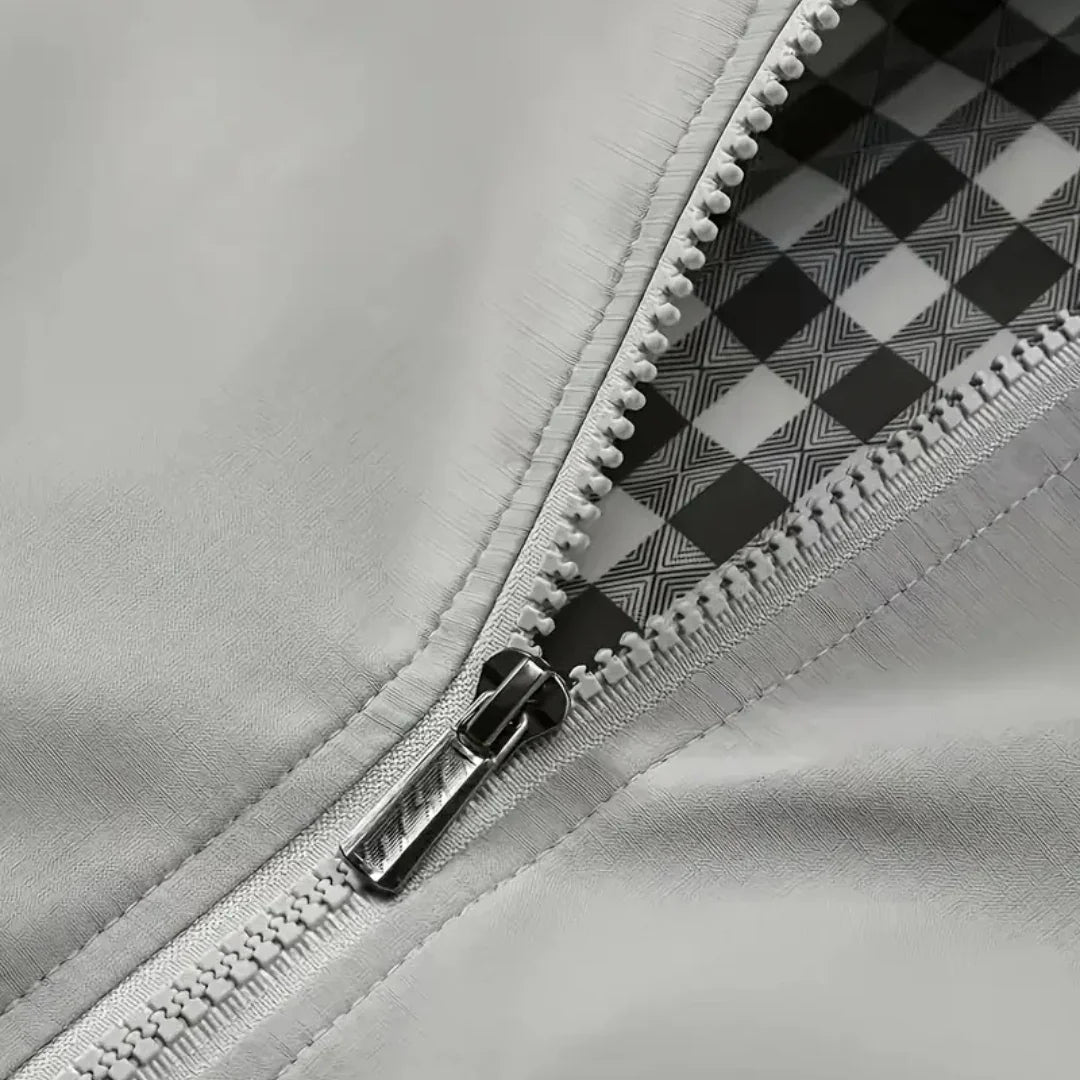 Elarova | Herren Slim Fit Bomberjacke mit durchgehendem Reißverschluss