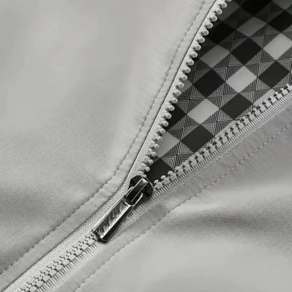 Elarova | Herren Slim Fit Bomberjacke mit durchgehendem Reißverschluss