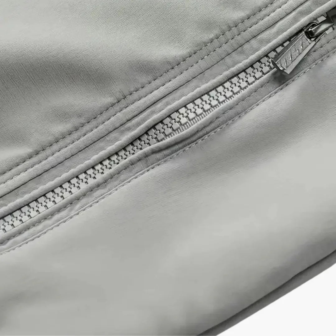 Elarova | Herren Slim Fit Bomberjacke mit durchgehendem Reißverschluss