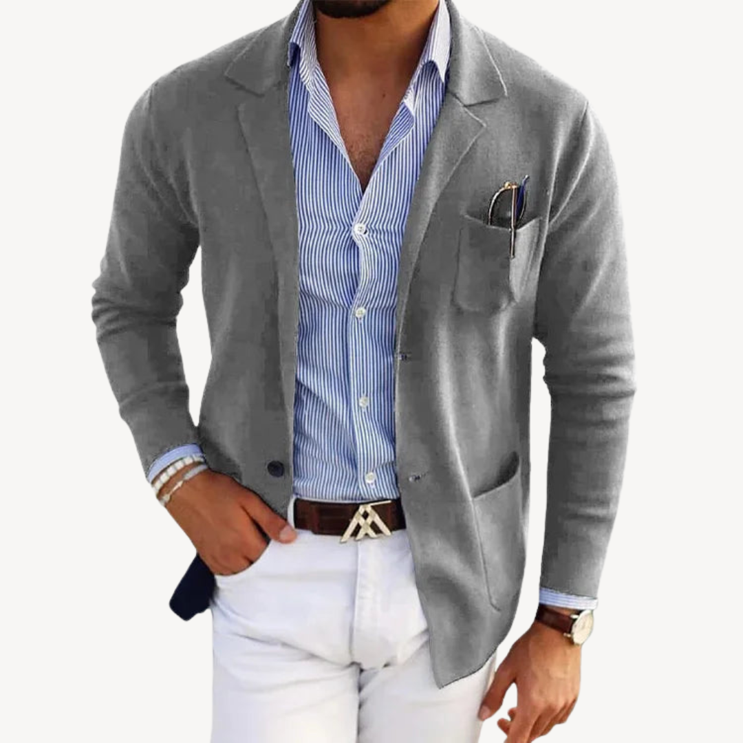 Elarova | Herren Slim Fit Smart Casual Blazer Jacke
