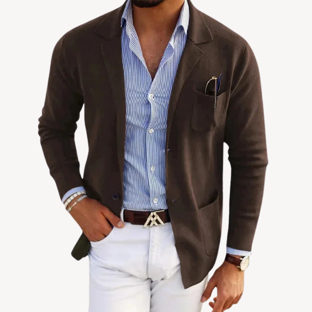 Elarova | Herren Slim Fit Smart Casual Blazer Jacke