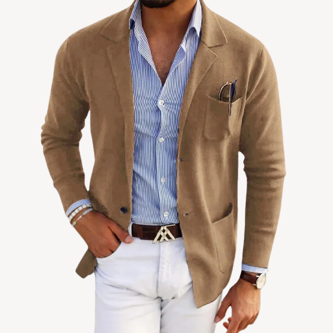Elarova | Herren Slim Fit Smart Casual Blazer Jacke
