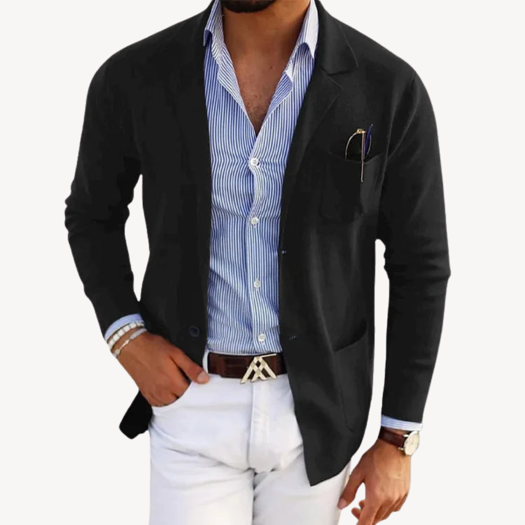Elarova | Herren Slim Fit Smart Casual Blazer Jacke