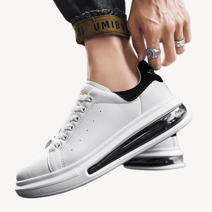 Elarova | Herren-Sneakers mit Luftpolster aus Leder