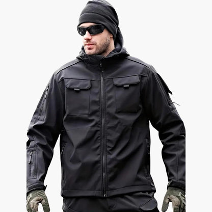 Elarova | Herren Softshelljacke mit Kapuze