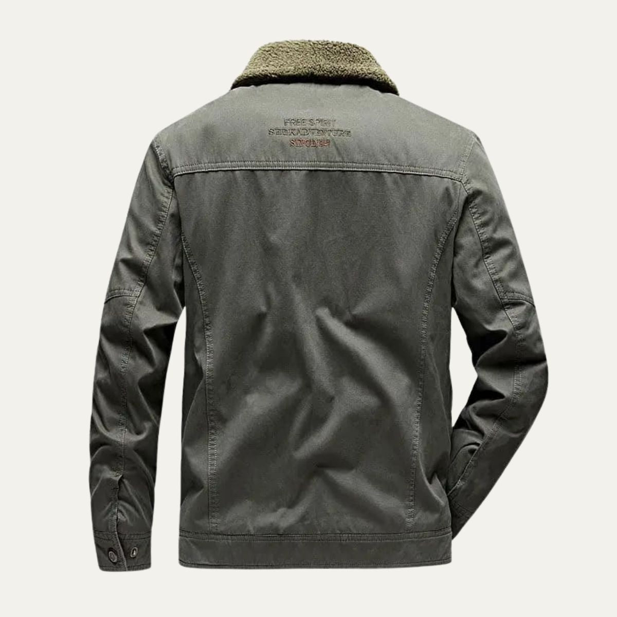 Elarova | Herren-Softshelljacke mit Sherpa-Futter und Reißverschluss