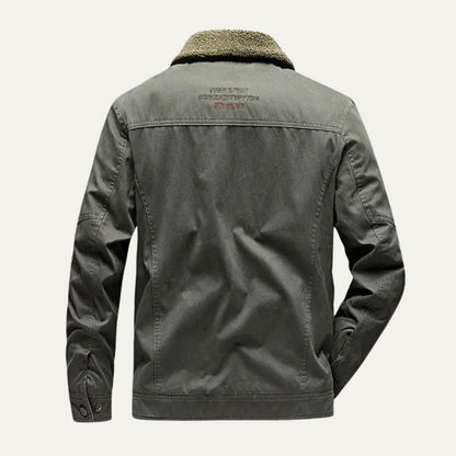 Elarova | Herren-Softshelljacke mit Sherpa-Futter und Reißverschluss