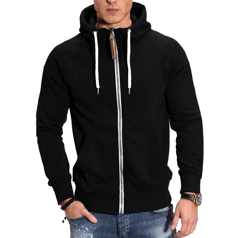 Elarova | Herren Sportjacke mit Kapuze und Reißverschluss