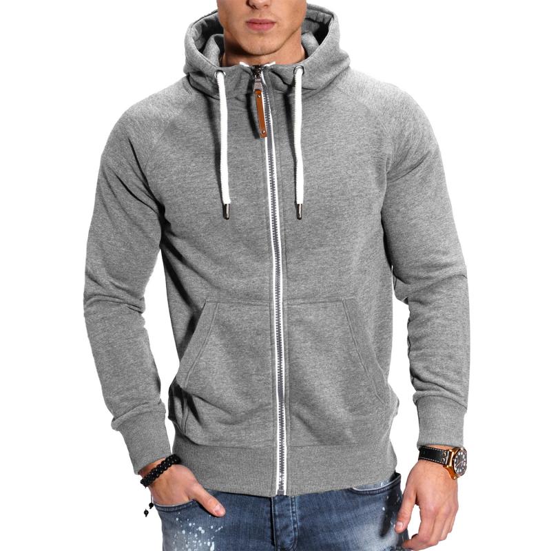 Elarova | Herren Sportjacke mit Kapuze und Reißverschluss