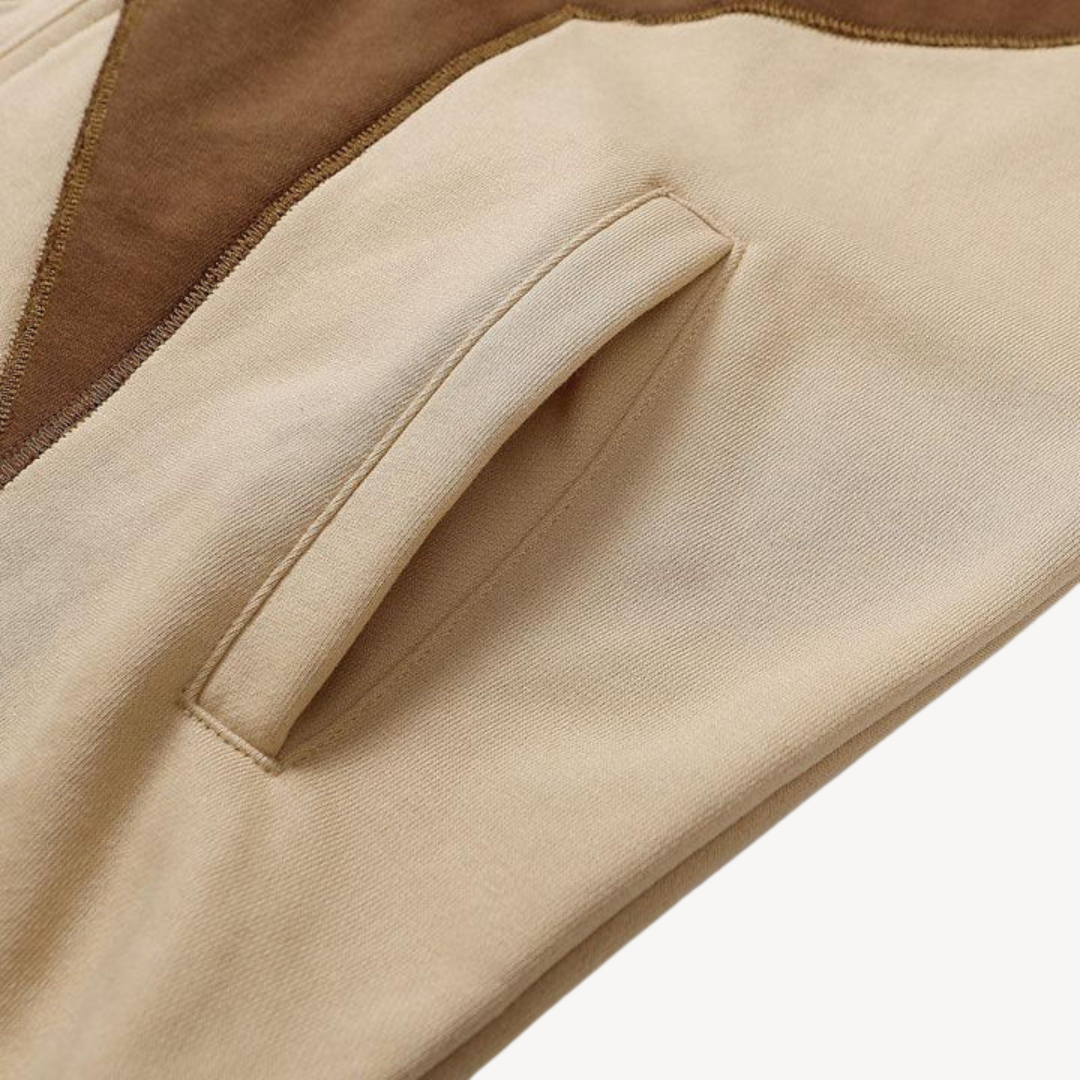 Elarova | Herren Star Zip-Up Hoodie