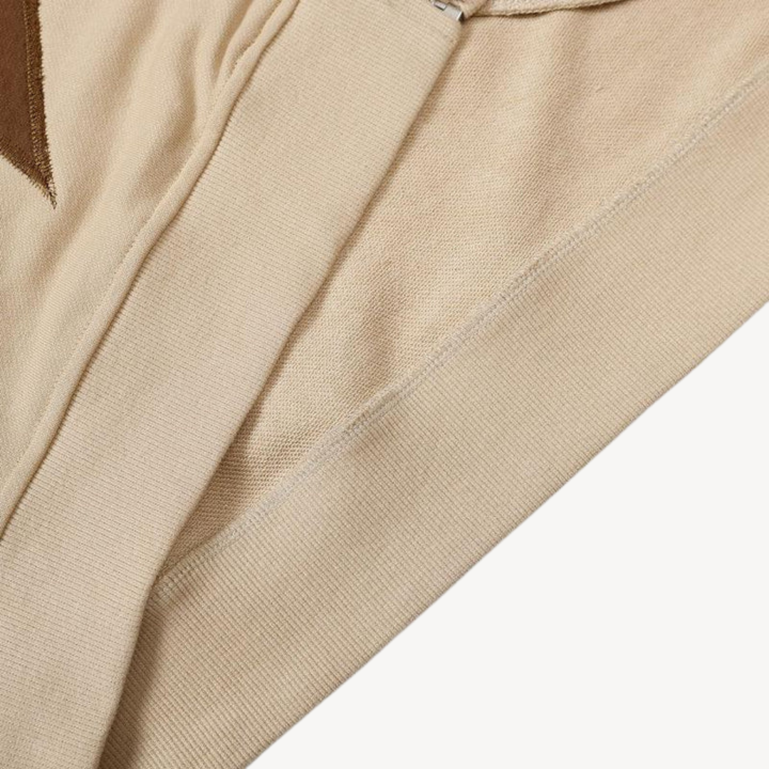 Elarova | Herren Star Zip-Up Hoodie