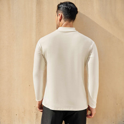 Elarova | Herren Stehkragen Pullover aus weichem Baumwollmix