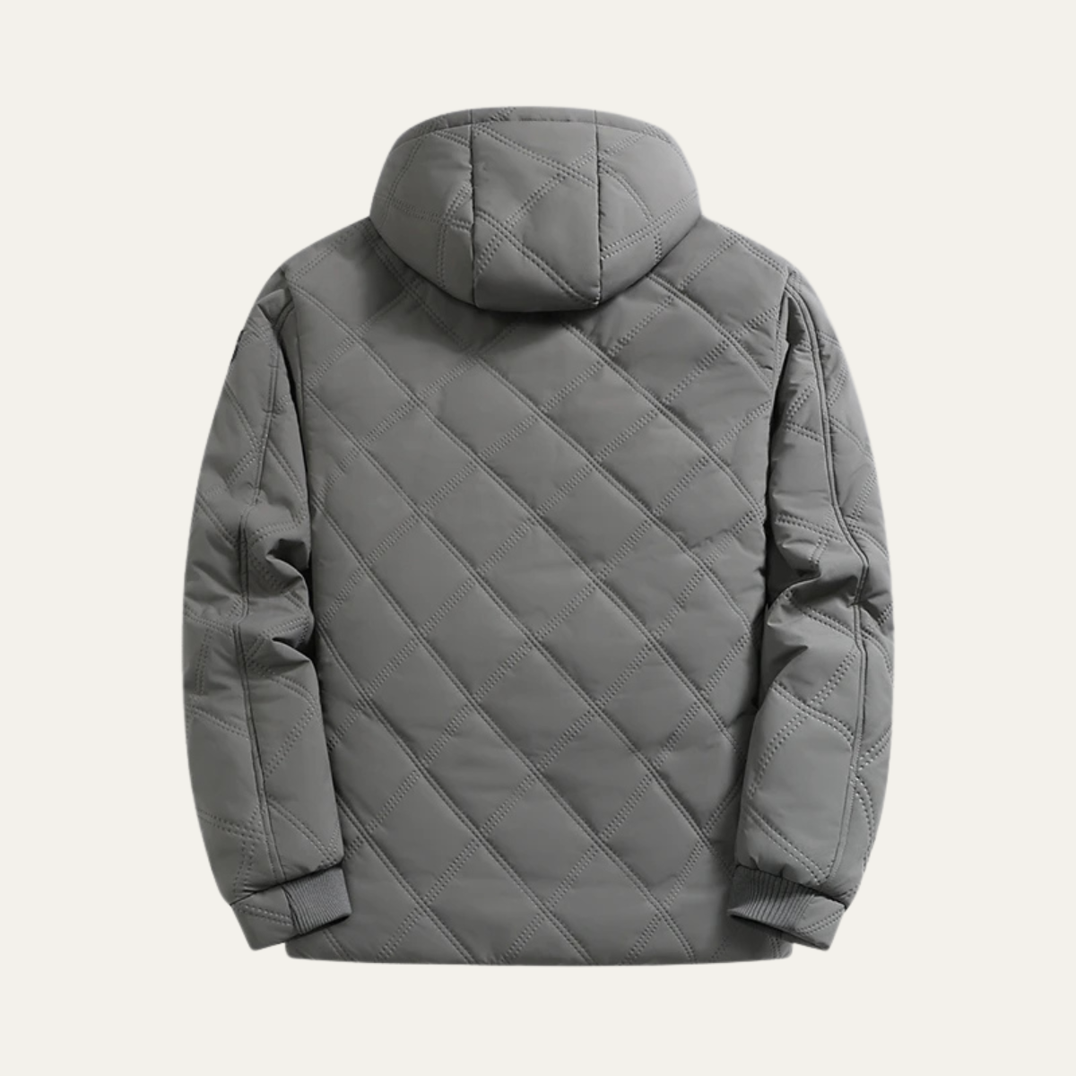 Elarova | Herren-Steppjacke mit Kapuze