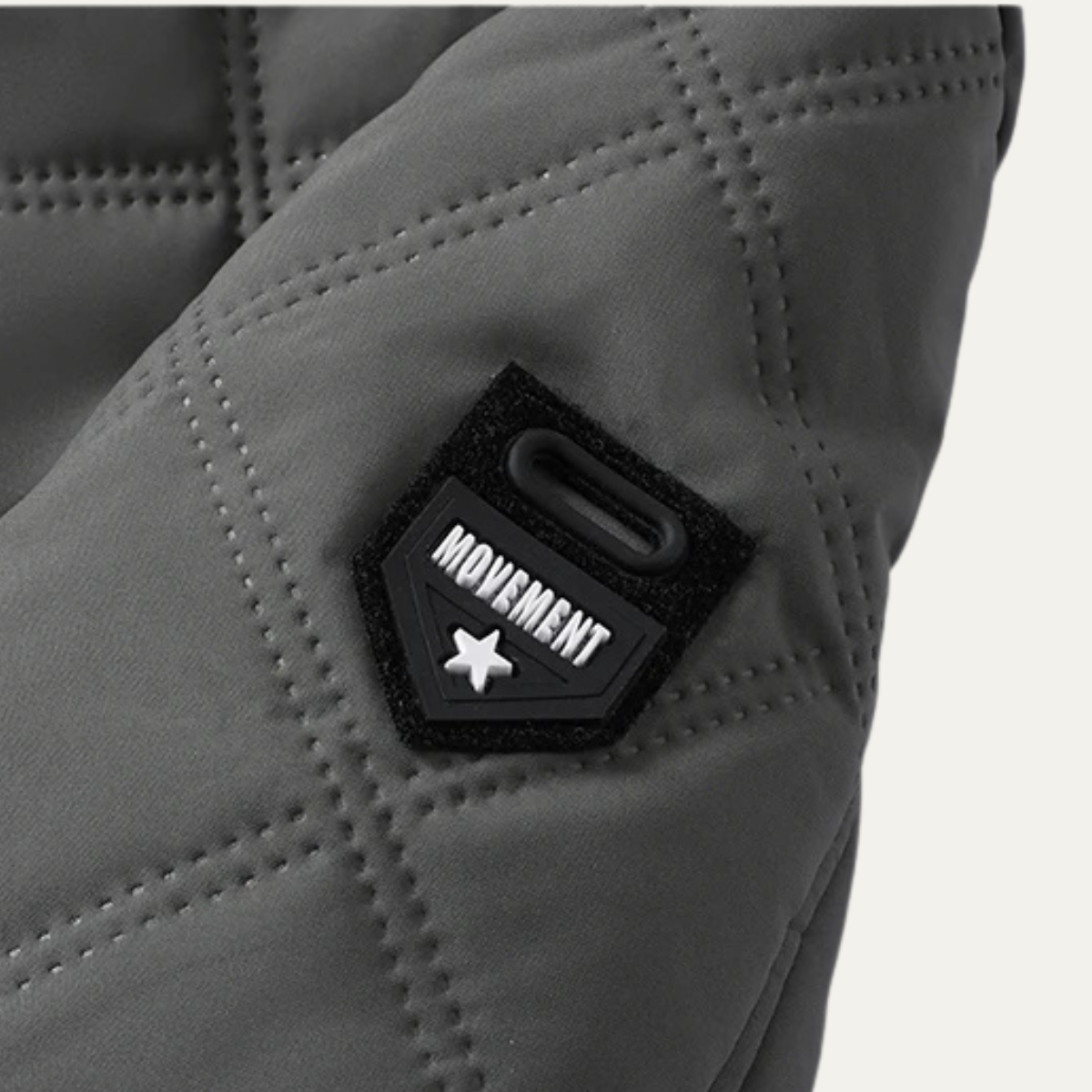 Elarova | Herren-Steppjacke mit Kapuze