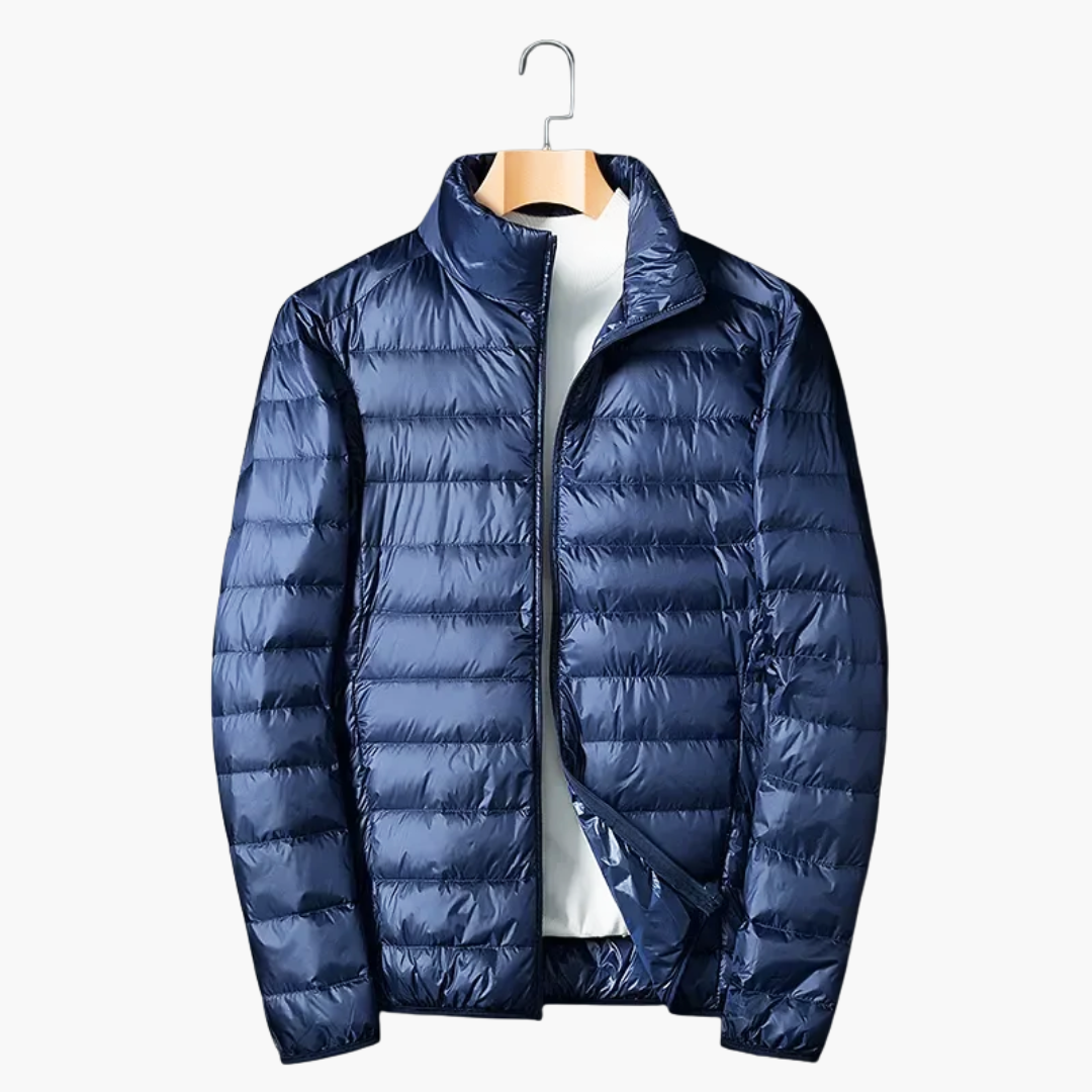 Elarova | Herren Steppjacke mit Reißverschluss und Seitentaschen