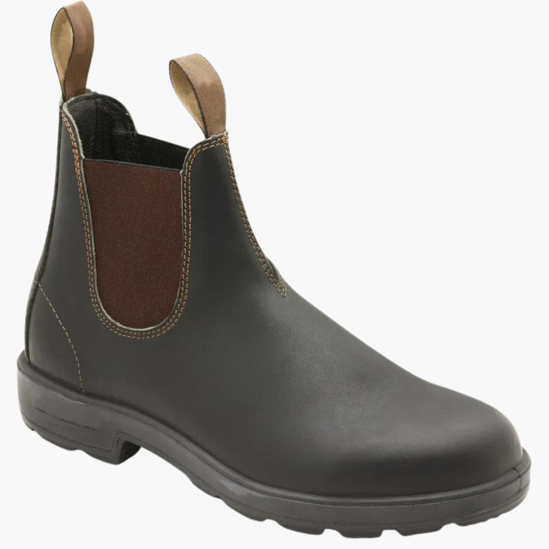 Elarova | Herren Stiefeletten mit elastischen Einsätzen und Anziehlaschen