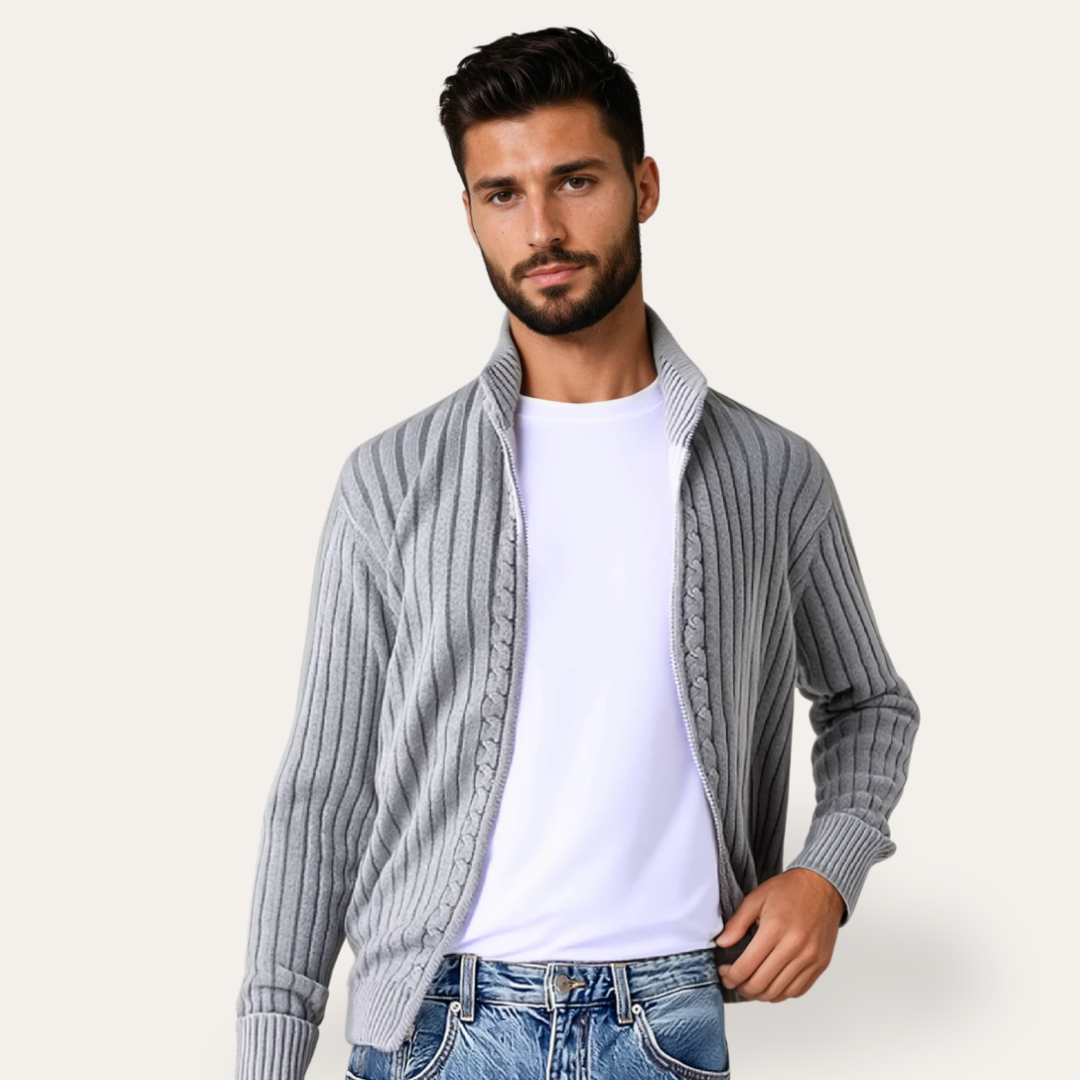 Elarova | Herren-Strickjacke