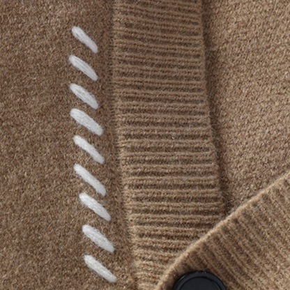 Elarova | Herren-Strickjacke – Weiche Baumwollmischung