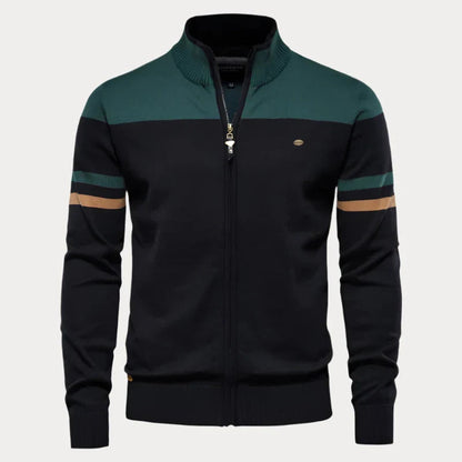 Elarova | Herren Strickjacke mit Reißverschluss